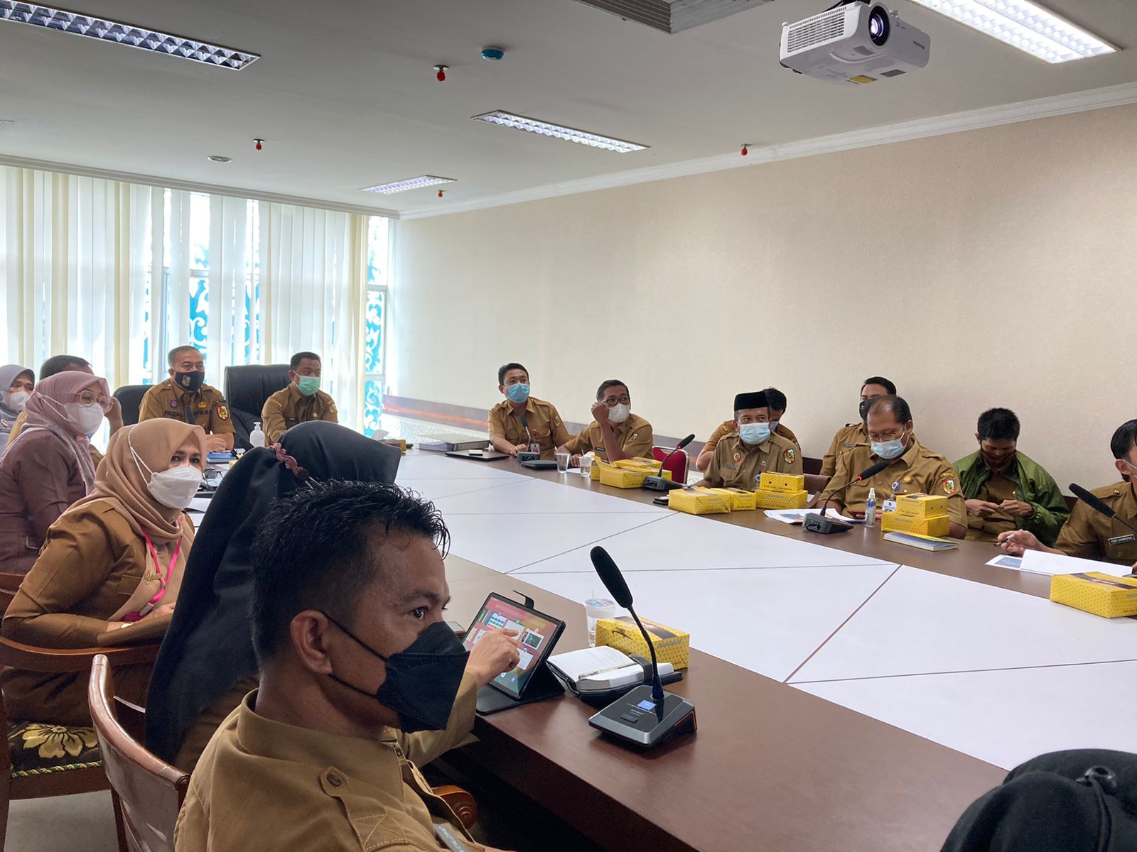Evaluasi SPBE Oleh Tim Assesor Kemenpan-RB Bersama 10 OPD Pemko Pekanbaru