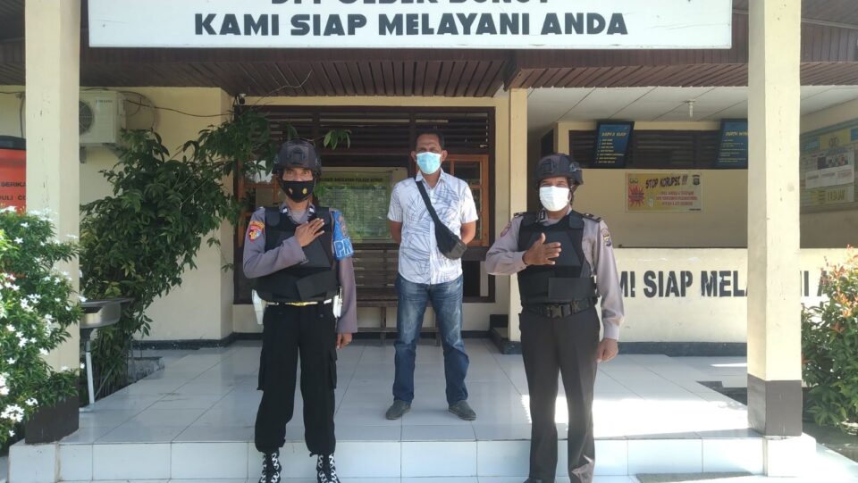 Antisipasi Bahaya Ancaman, Polsek Bunut Lakukan Pengamanan Mako