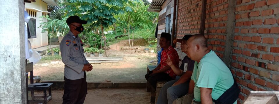 Tegakkan Prokes, Polsek Langgam Lakukan Operasi Yustisi