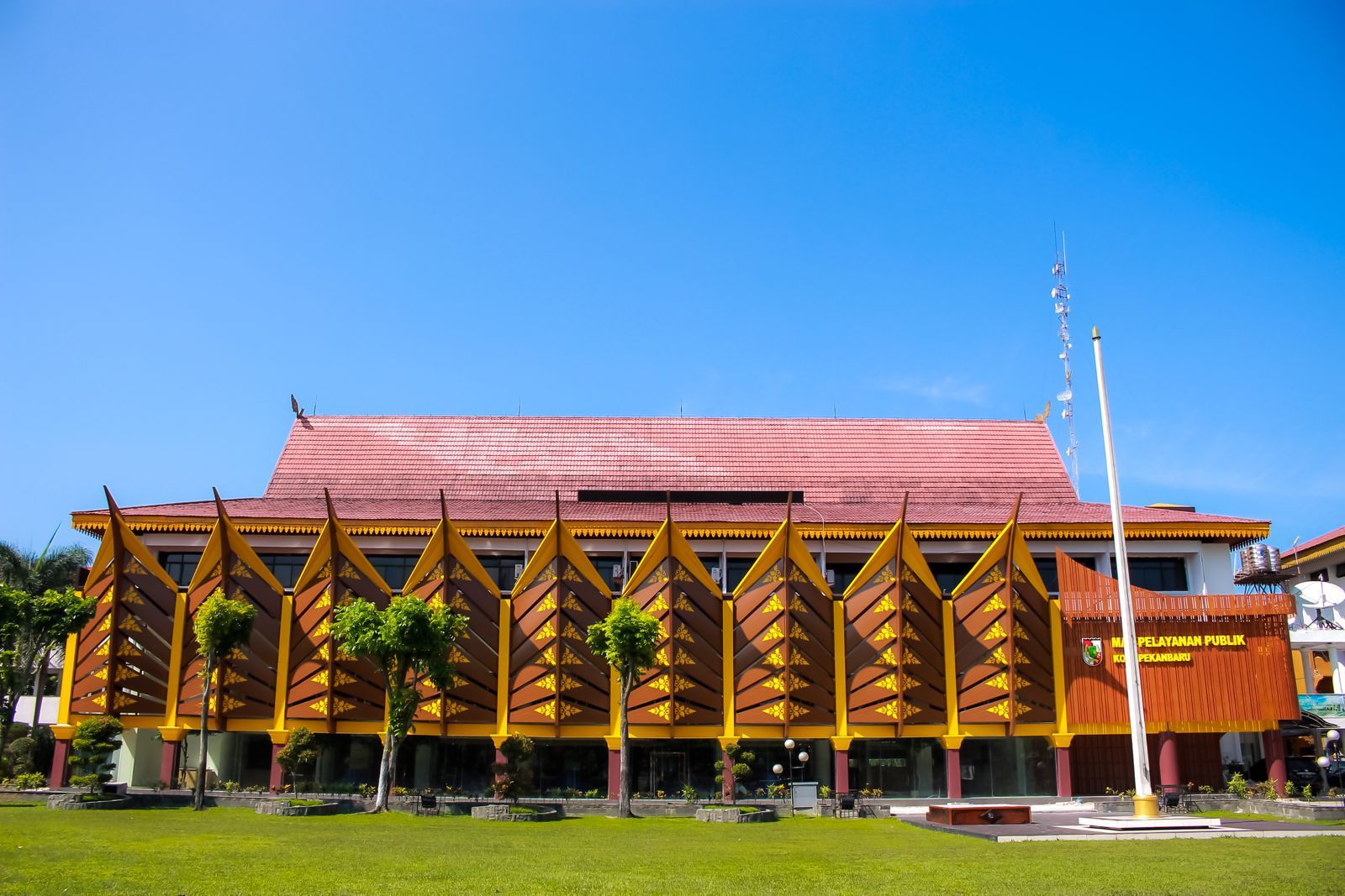 Mal Pelayanan Publik (MPP) Pekanbaru berdiri di eks kantor Walikota Pekanbaru