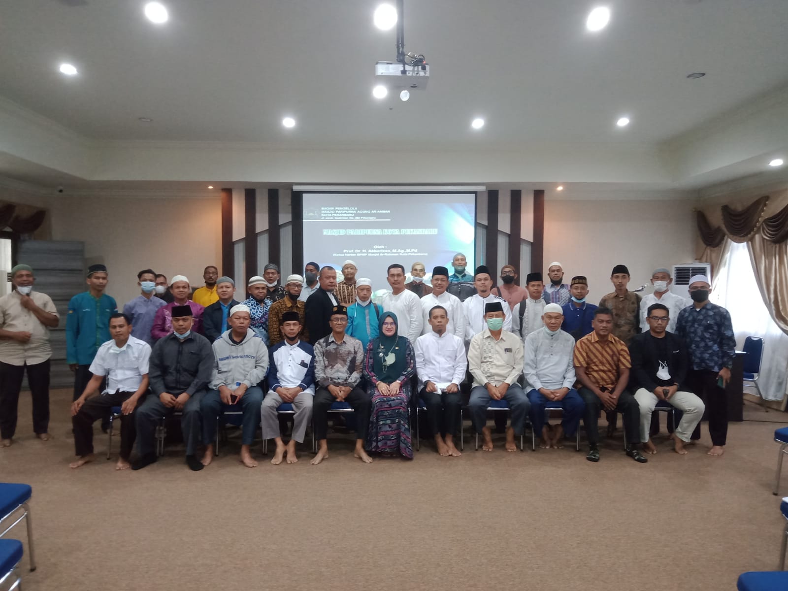 Pembinaan Pengurus, Imam, Ta'mir, Security dan Cs Masjid Paripurna se Kota Pekabanbaru