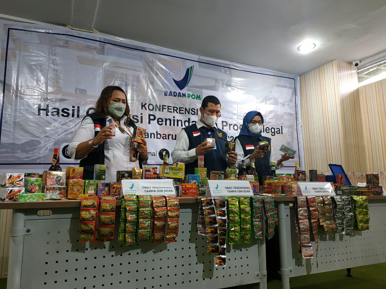 BPOM sita obat kuat di Bengkalis, Riau