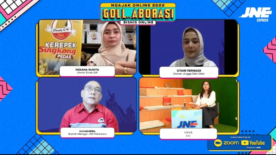 Dukung UMKM Pekanbaru Tingkatkan Skala Bisnis, JNE Hadirkan JNE Ngajak Online 2022 Kota Pekanbaru