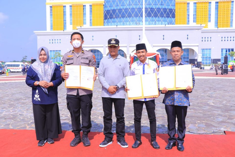 Pj. Walikota Saksikan Penandatanganan Kerja Sama Antara DP3APM dengan MPD ICMI Muda Pekanbaru