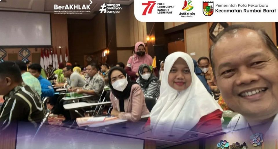 Camat Rumbai Barat Hadiri Ekspose Rencana Kerja Perangkat Dinas Tahun 2023 bersama seluruh Kepala OPD