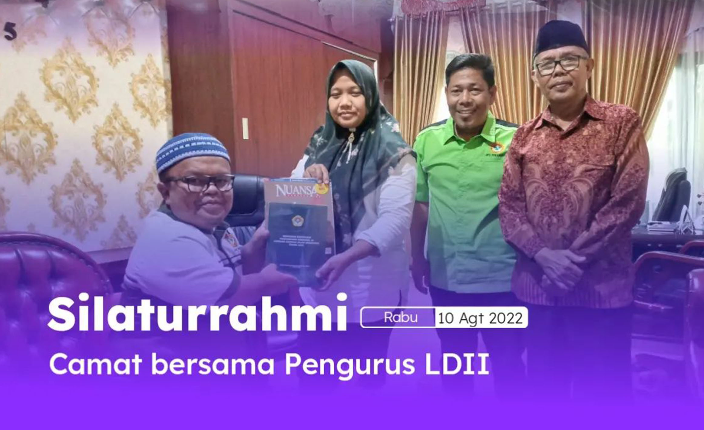 Camat Rumbai Barat Terima Kunjungan Silaturrahmi Pengurus LDII