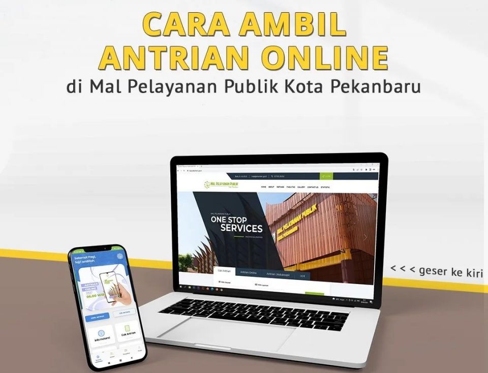 Cara ambil antrian online MPP Pekanbaru