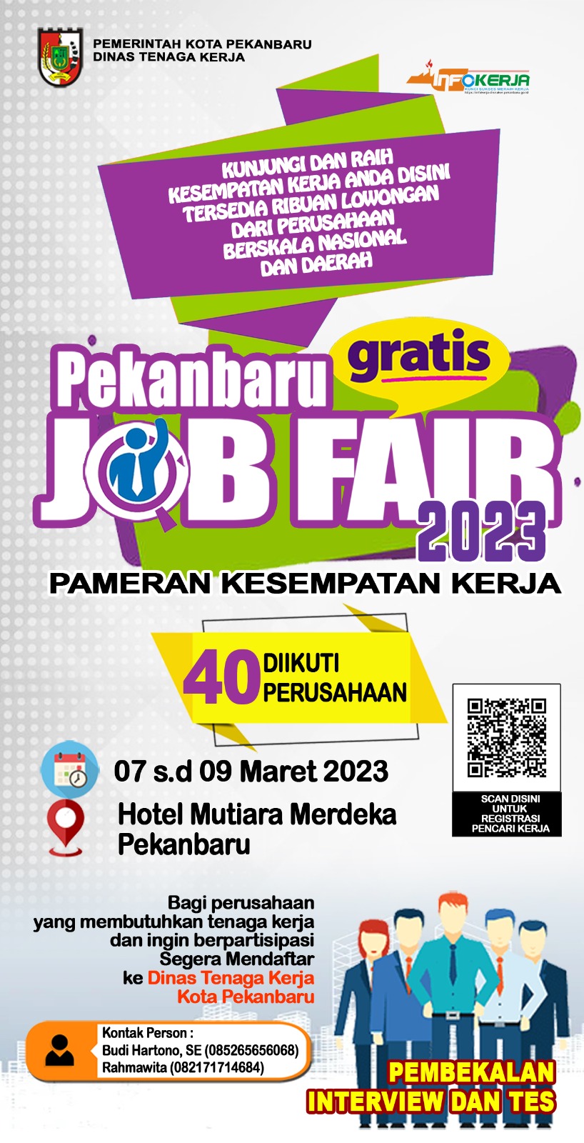 Disnaker Kota Pekanbaru Gelar Pekanbaru Job Fair 2023 Pada Maret Mendatang