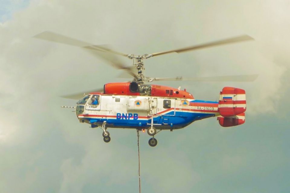 Permintaan Bantuan 10 Helikopter dan 1 Pesawat TMC untuk Karhutla Riau Masih Proses