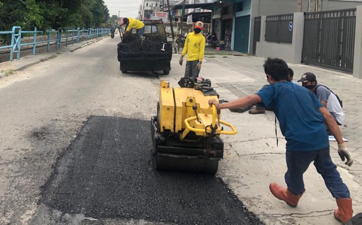 Dinas PUPR Pekanbaru Bakal Tambal Sulam 200 Ruas Jalan Rusak