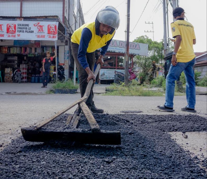 Pemko Pekanbaru Sudah Perbaiki 33 Ruas Jalan dan Pemeliharaan Kawasan Permukiman