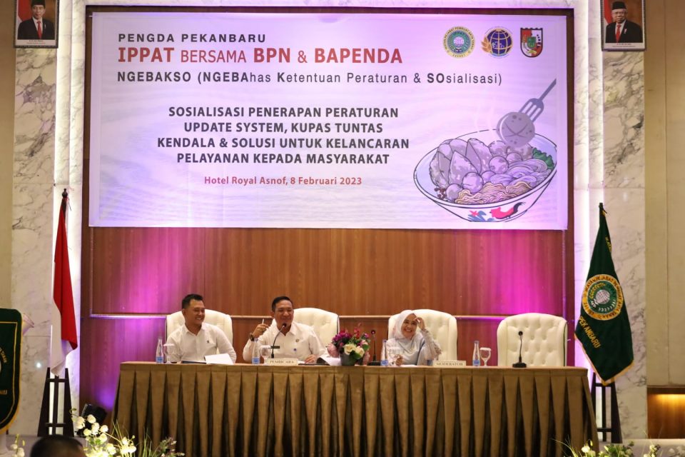Kepala Bapenda Hadiri Undangan ‘ngebakso’ IPPAT Pekanbaru