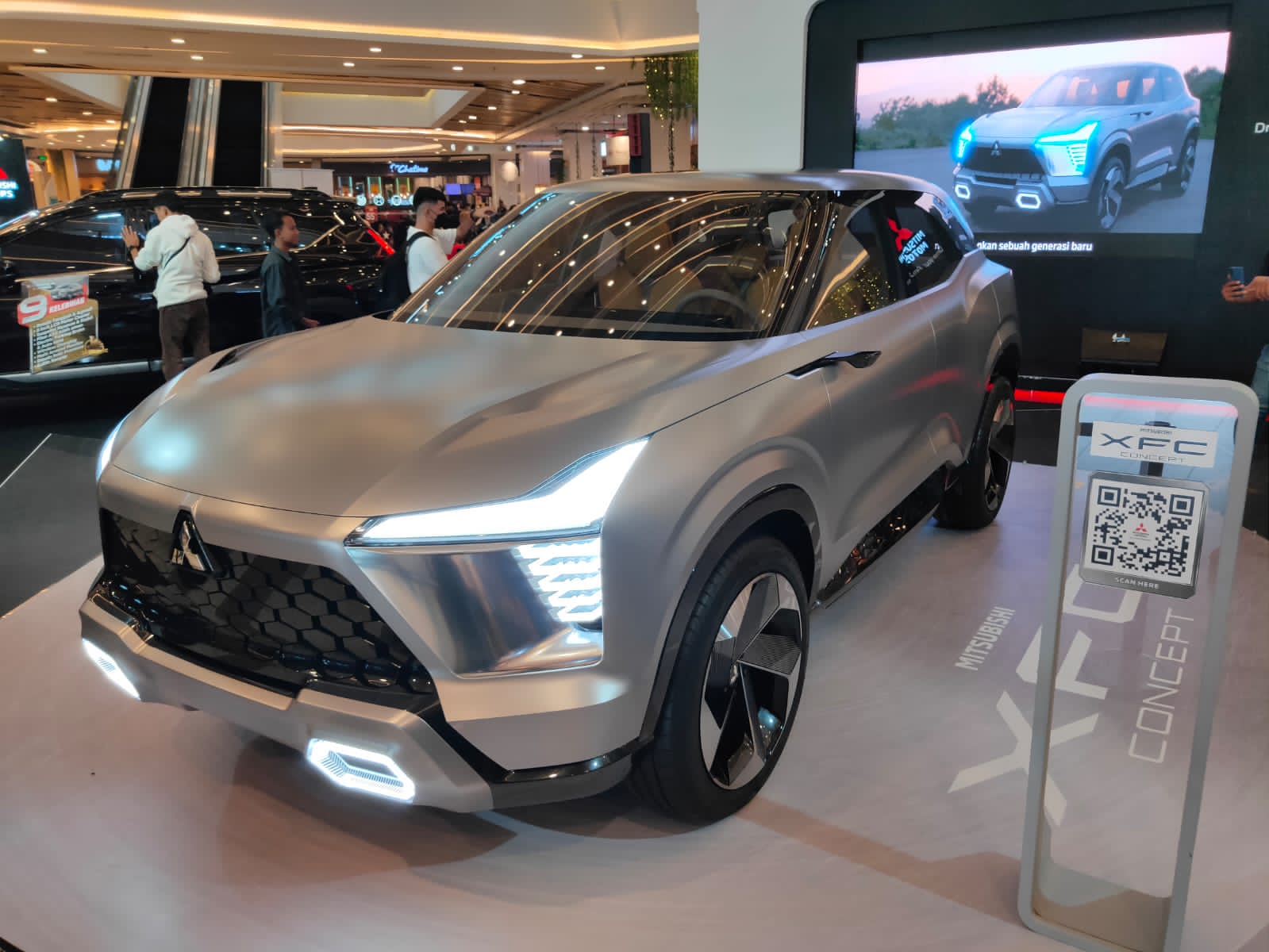Mitsubishi XFC Concept diperlihatkan di Mall Living World Pekanbaru, mulai Ahad (5/3/2023) hingga Rabu (8/3/2023).