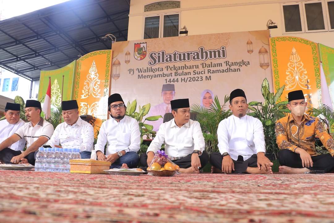 Jelang Ramadhan, Pj Wali Kota Pekanbaru Silaturahmi dengan Tokoh Masyarakat