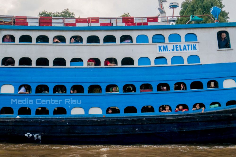 Peningkatan Pemudik Pelabuhan Sungai Duku Pekanbaru Capai 100 Persen