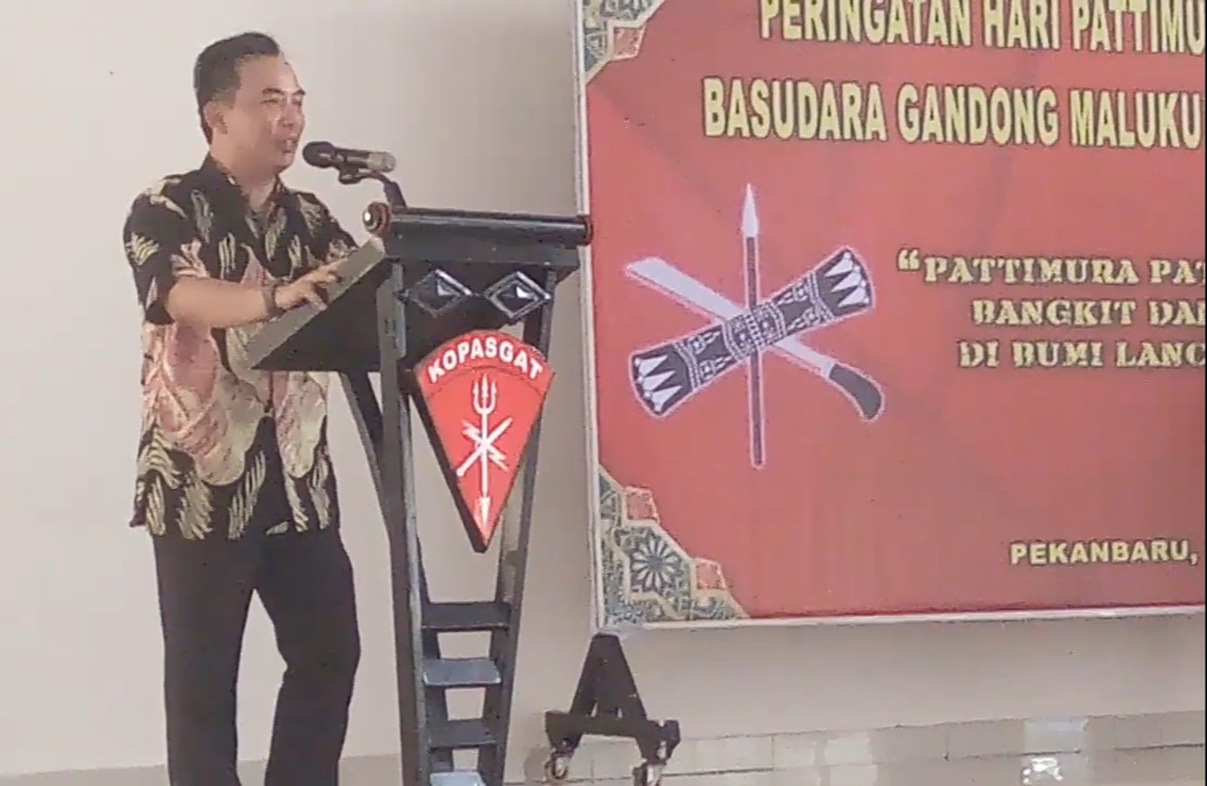 Kadispora kota Pekanbaru Hadiri Kegiatan Hari Pattimura ke 206