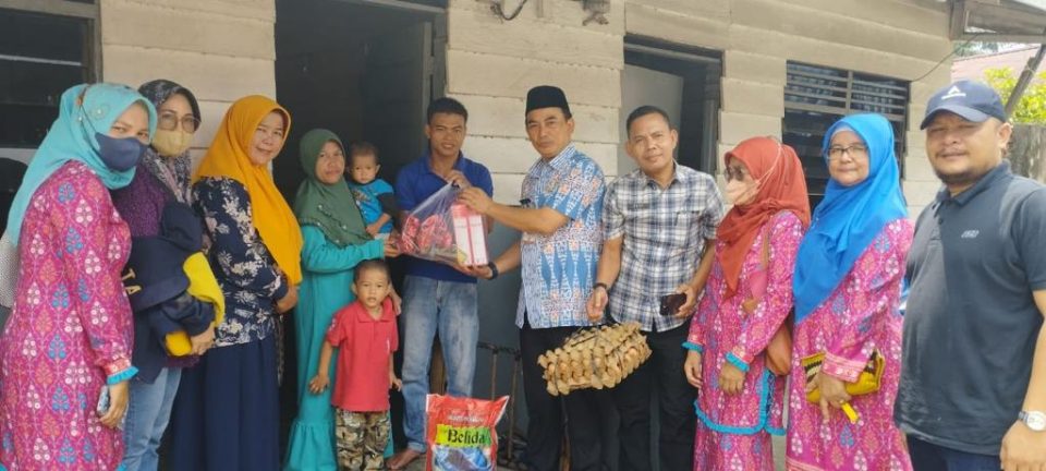 Salurkan Bantuan Makanan Bergizi, Dispora Pekanbaru Bantu Pengentasan Stunting di Pekanbaru