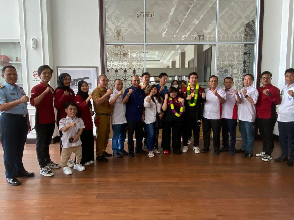 KONI Riau Sambut Dua Atlet Peraih Medali Emas Cabor Esport SEA Games