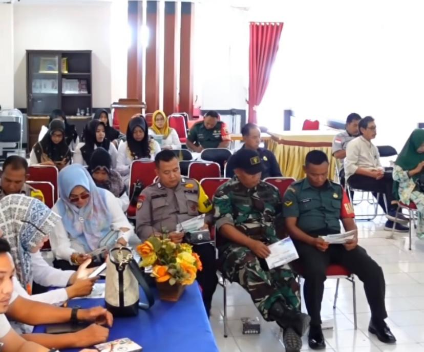 Sosialisasi Program Jaminan Kesehatan Nasional Bersama Kecamatan Bukitraya Dan Jajaran Serta Optimalisasi Validasi PBI JK