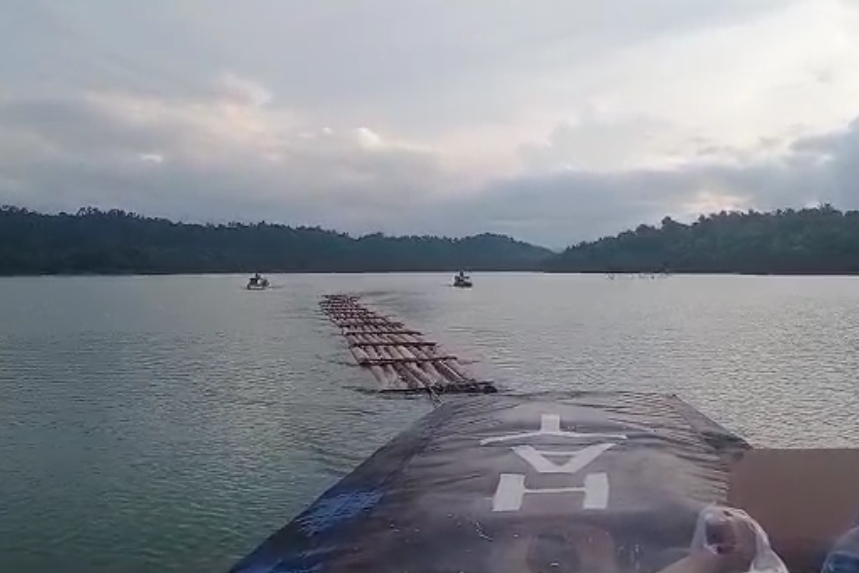DLHK Riau: Ratusan Tual Kayu Diduga Hasil Ilog di Sungai Gulamo Terindikasi dari Pangkalan Sumbar