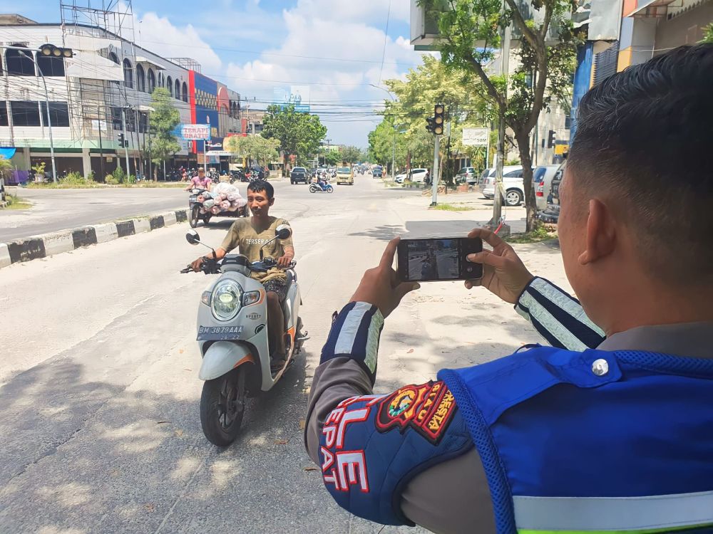 Hari ke 7 Satlantas Polresta Pekanbaru Tindak 1.122 Pelanggar