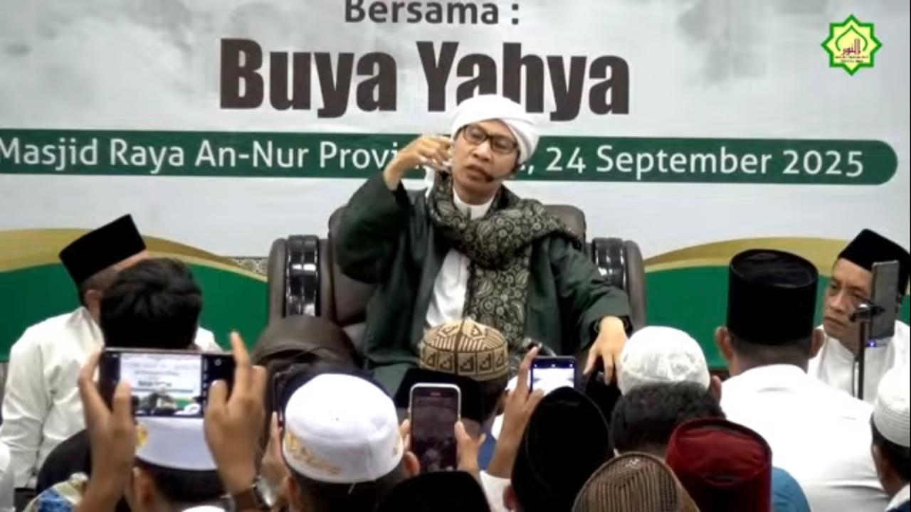 Peringatan Maulid Nabi Muhammad SAW di Masjid Raya An-Nur, Rabu malam (24/9/2025